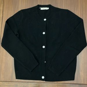 Classic Tory embellished button up  cardigan, like new